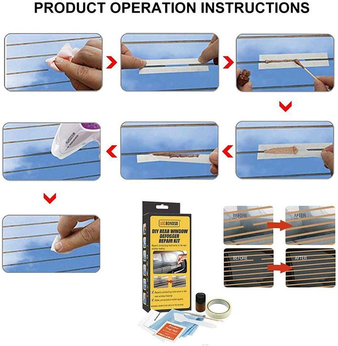 Електропроводимо лепило за реотани задно стъкло LOCBONDSO.