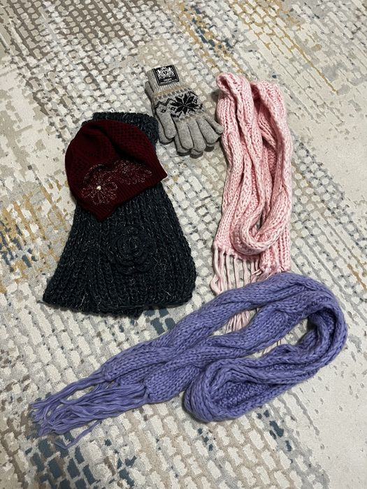 Продам шарфы, перчатки, берет