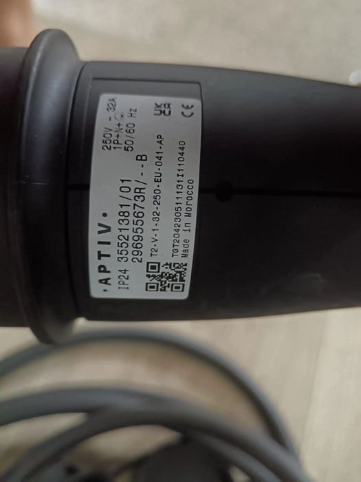Cablu incarcare baterie cu manual instructiuni si geanta dacia spring, renault zoe 296955673r