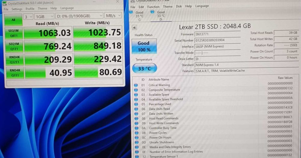 vand ssd extern lexar es3 2tb nou sigilat usb 3/c mac windows smartpho