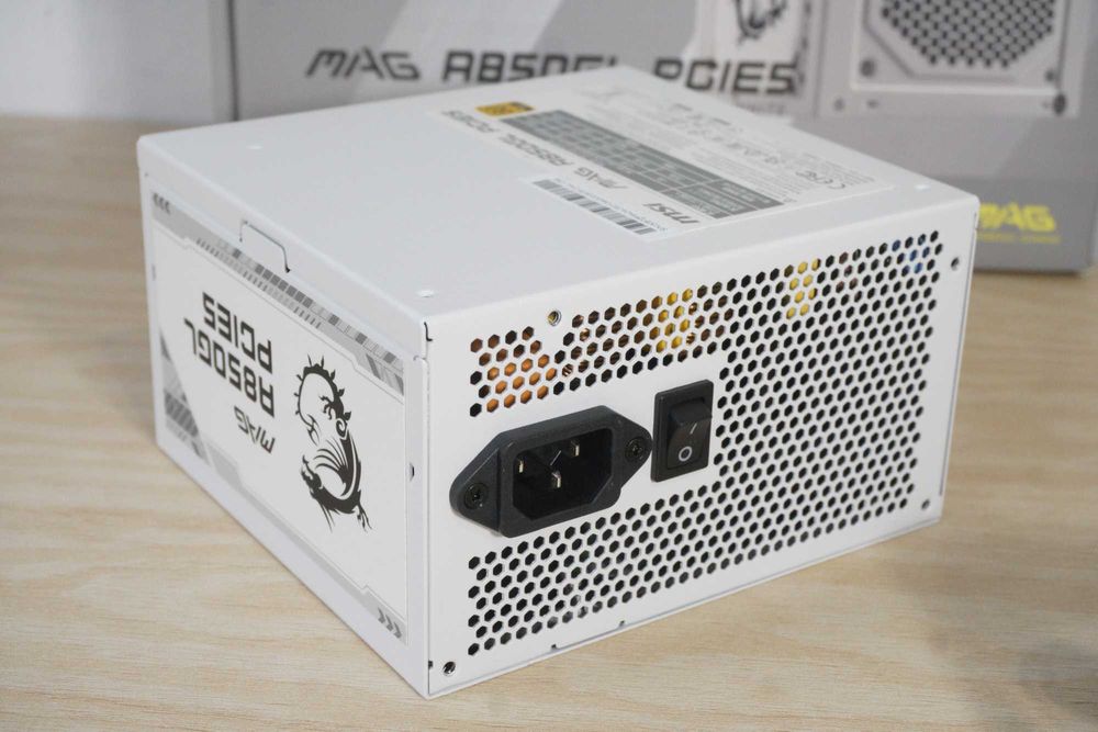 Захранване MSI MAG 850W P850GL Gold бяло- ATX 3.1 Nvidia 16pin вкл ДДС