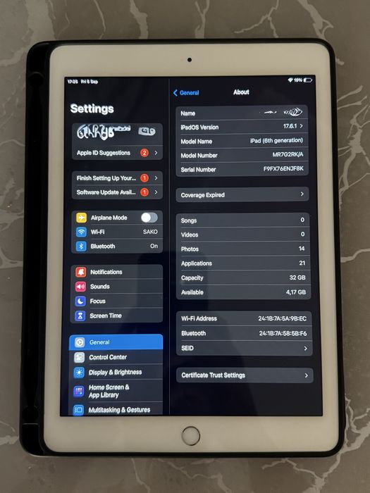 Ipad 6 поколение (6th geniration)