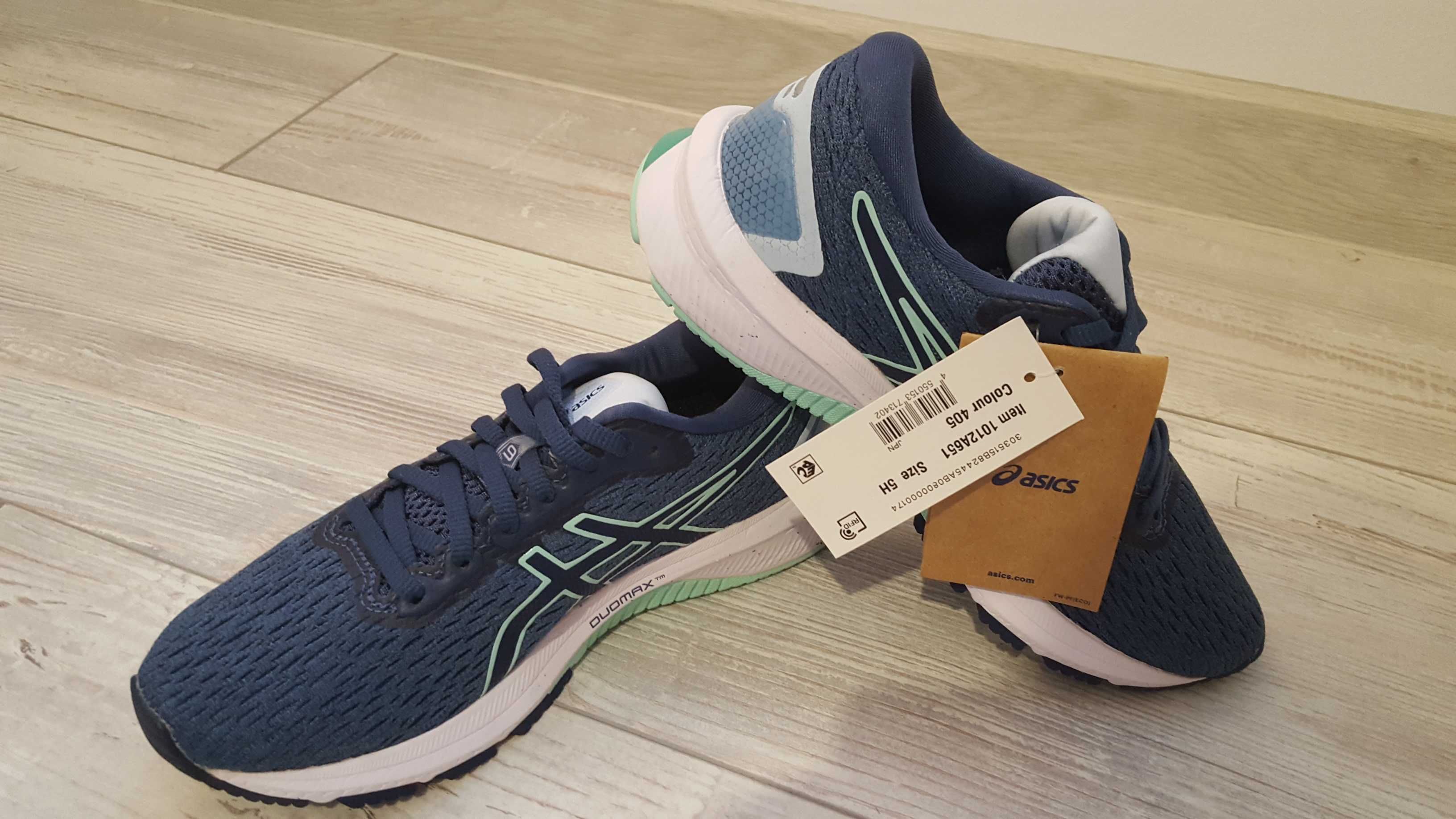 Чисто нови сини детски маратонки ASICS GT-1000 размер 36