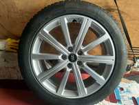 Roti audi q3 225 50 19 cu cauciucuri  Continental  de iarna dot 32/22