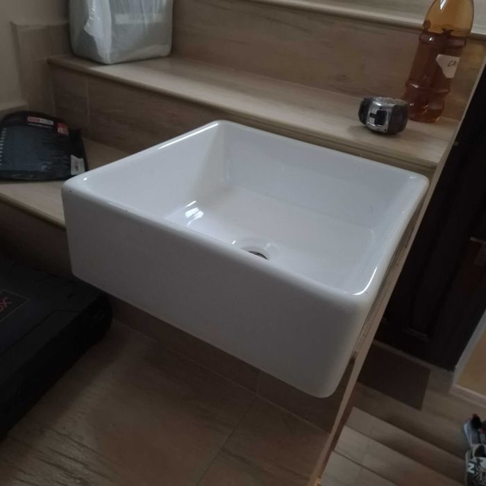 Мивка бял порцелан 39cmx39cm x14cm