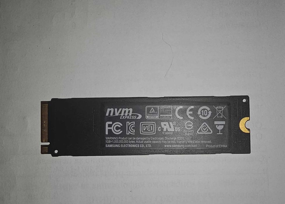 Samsung SSD 960 PRO M.2 NVMe 512 Gb