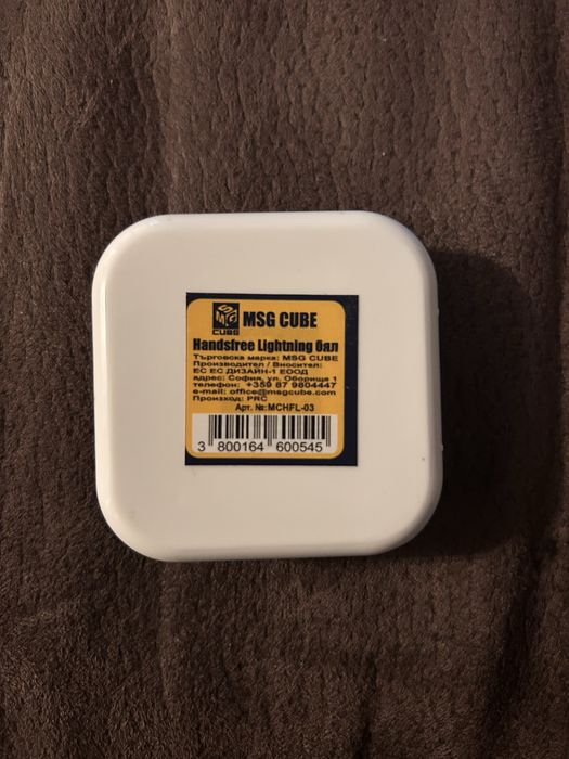 Слушалки за айфон с lightning кабел, нови + слушалки 3,5мм