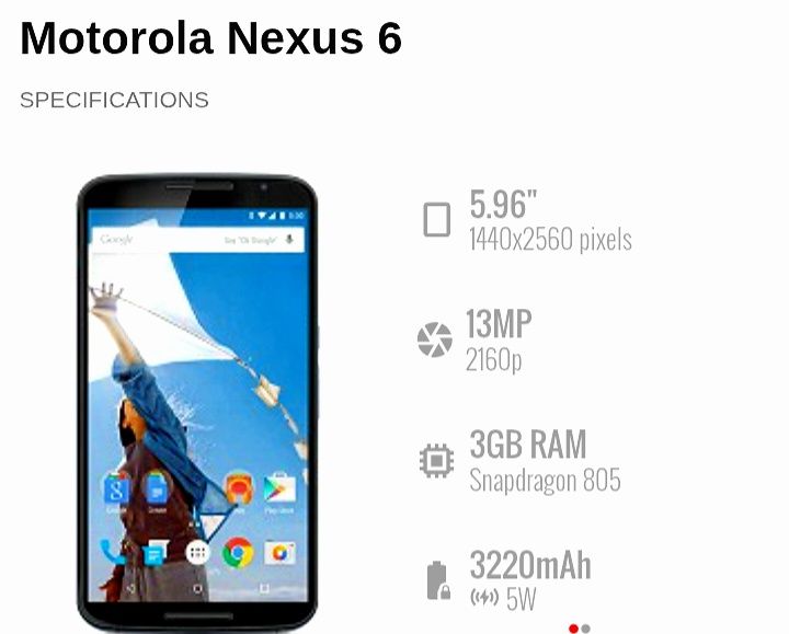 Motorola Nexus 6