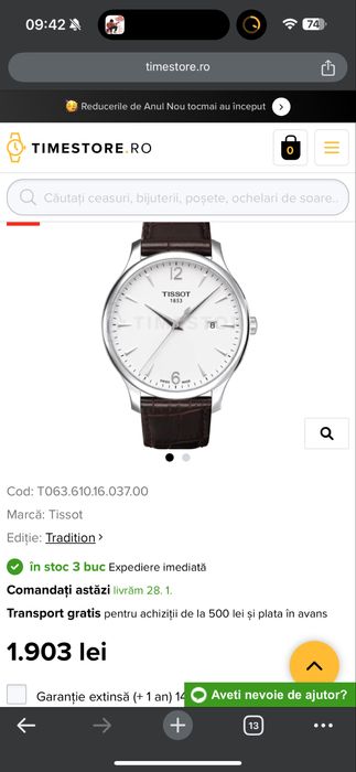 Ceas Tissot Tisot Tradition Quartz