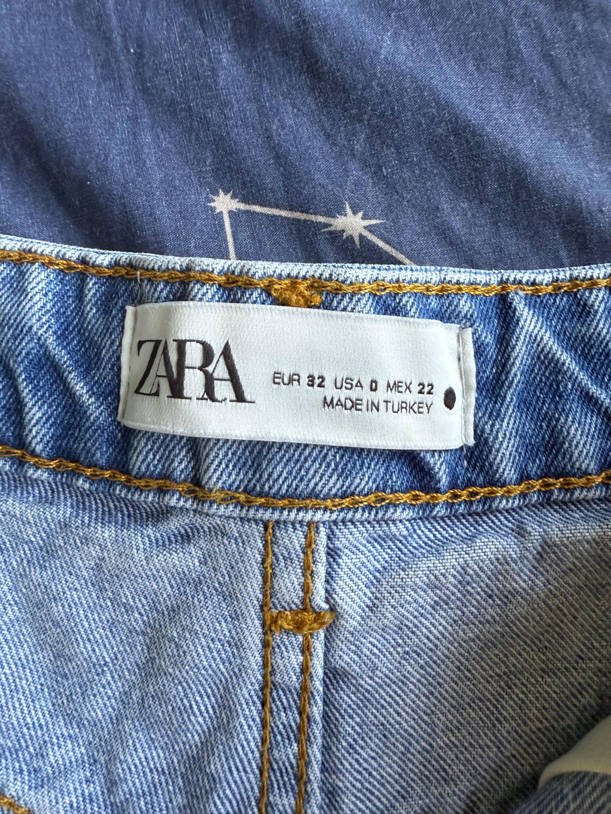 Къси дънкови панталонки ZARA