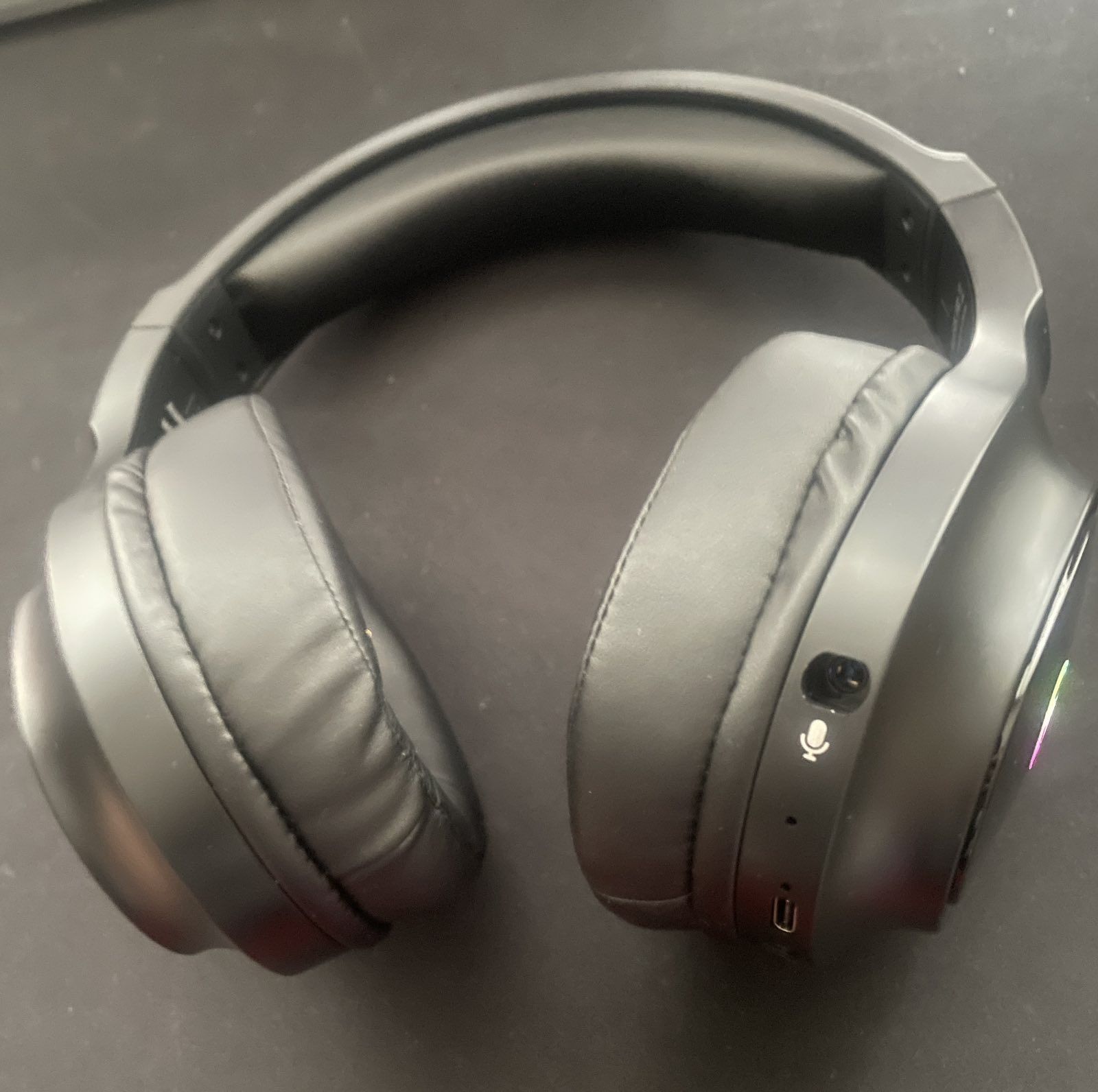 Безжични слушалки за игри Awinnasey 2.4GHz с кабелен режим, 5.4 Blueto