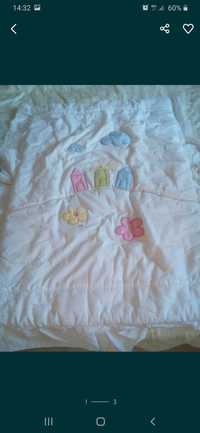 Обиколник, шалте, балдахин, комплект за бебешко легло 100% памук