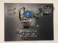 PC Wallmounted Gaming video GTX 1060 Strix + baza TUF Z370-PLUS