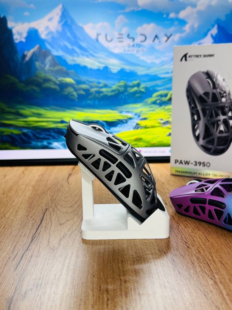 Attack Shark R2 Magnesium  игровая мышка с топовым сенсором