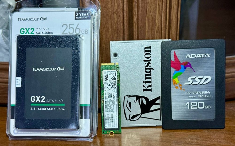 SSD, SATA 3, M2 NVME, (Новые и Б/У)