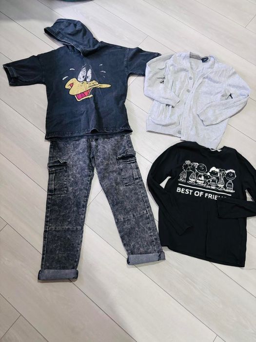 Сетове яке панталон блуза 134 см