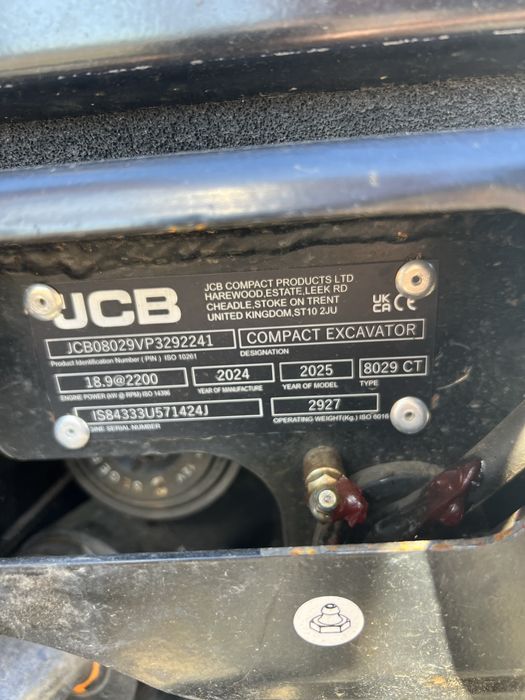 Miniexcavator JCB 300 ore fab 2025 ,compatibil bobcat kubota caterpila