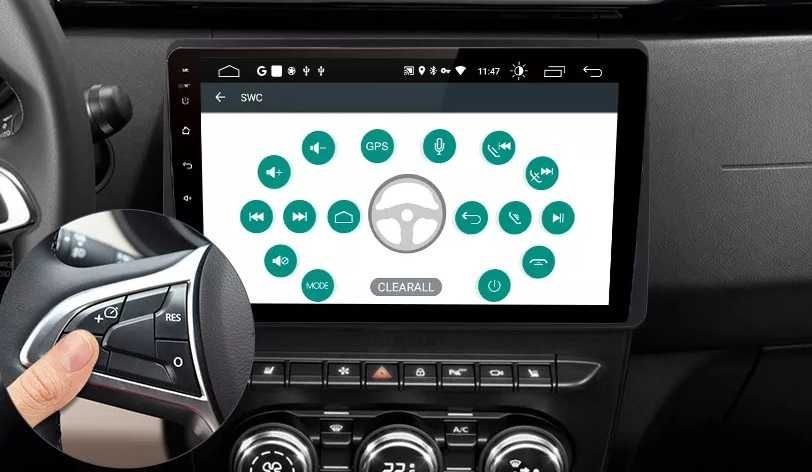 Navigatie Dacia Duster 2018-2022 Renault Arkana Android11 1GB RAM 16GB