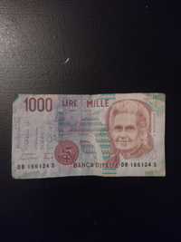 Bancnota 1000 lire Banca D'Italia