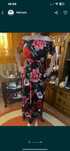 Rochie lunga inflorata