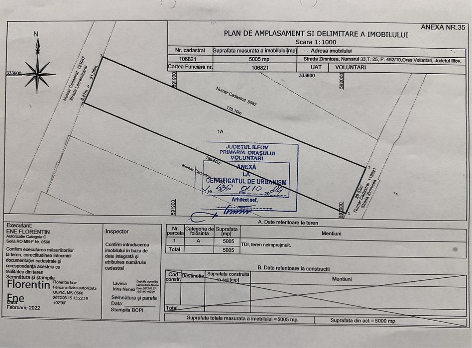 Teren Voluntari Pipera MATEI MILLO ZIMNICEA