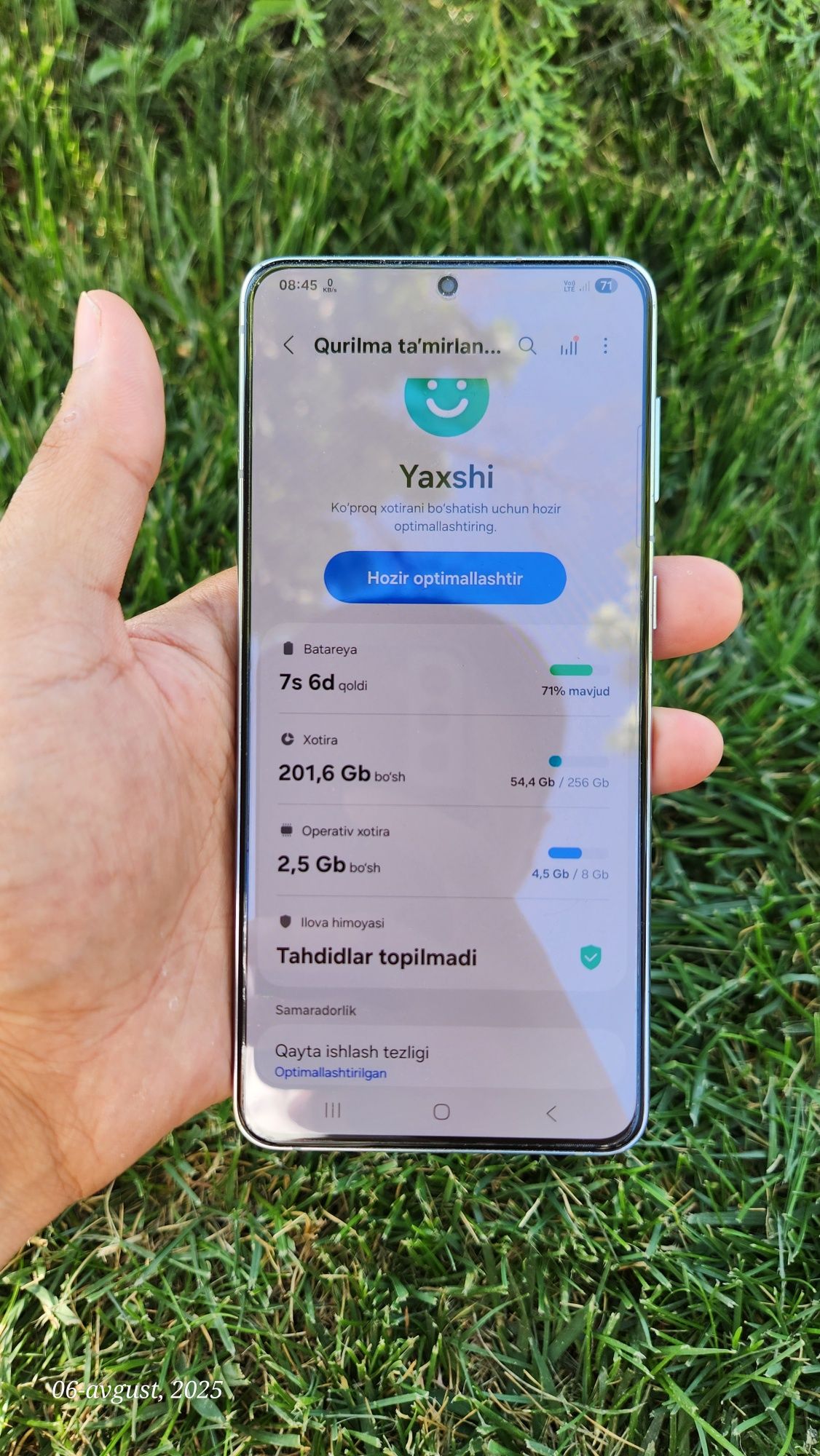 Samsung S21 Plus 5G 8+8/256 GB. Imei official o'tgan tayyor
