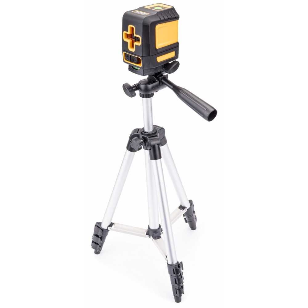 Nivela laser rotativ incrucisat 30m cu trepied si carcasa (PM0782)