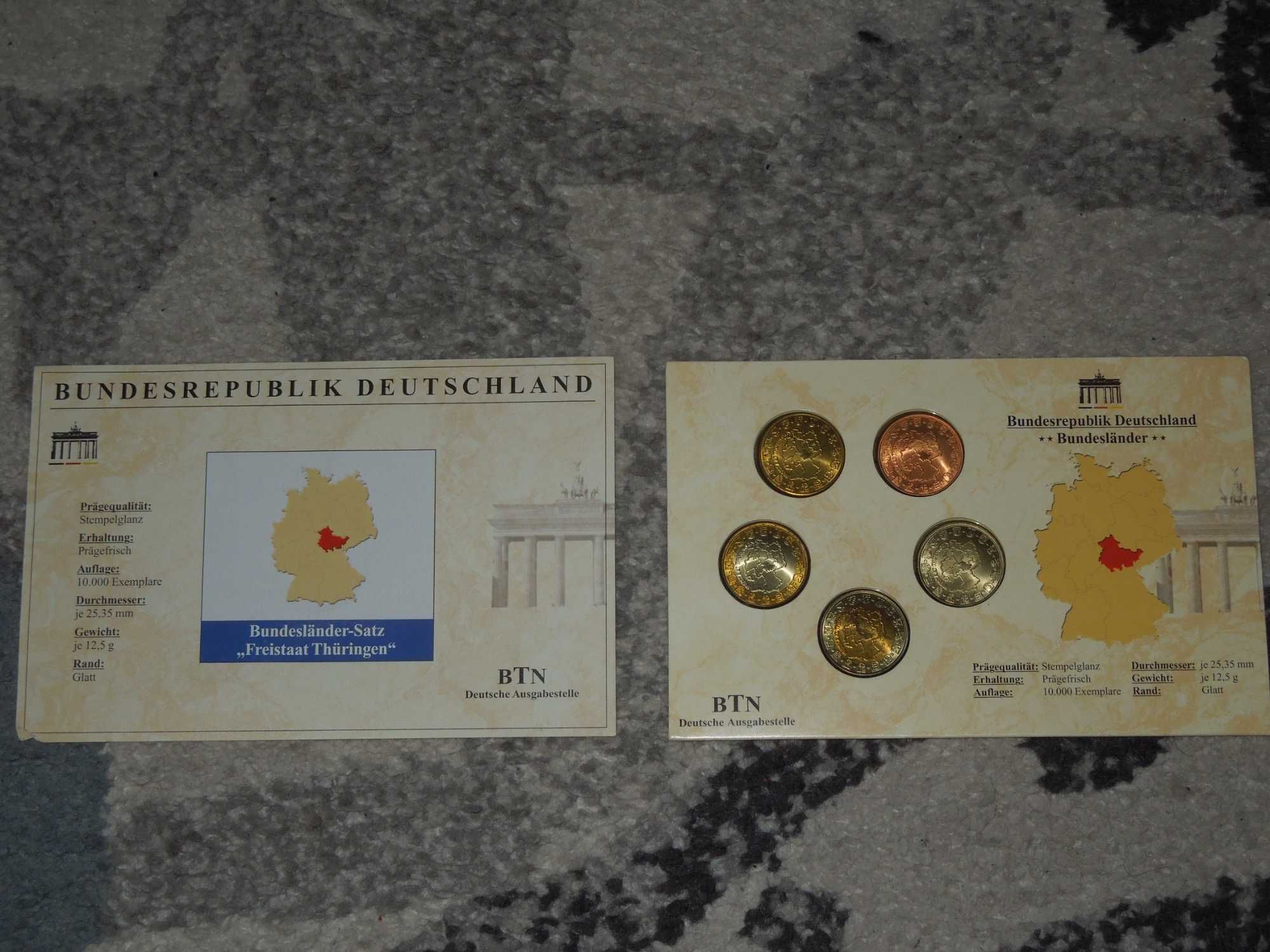 monede , set de stat federal , R F Germania