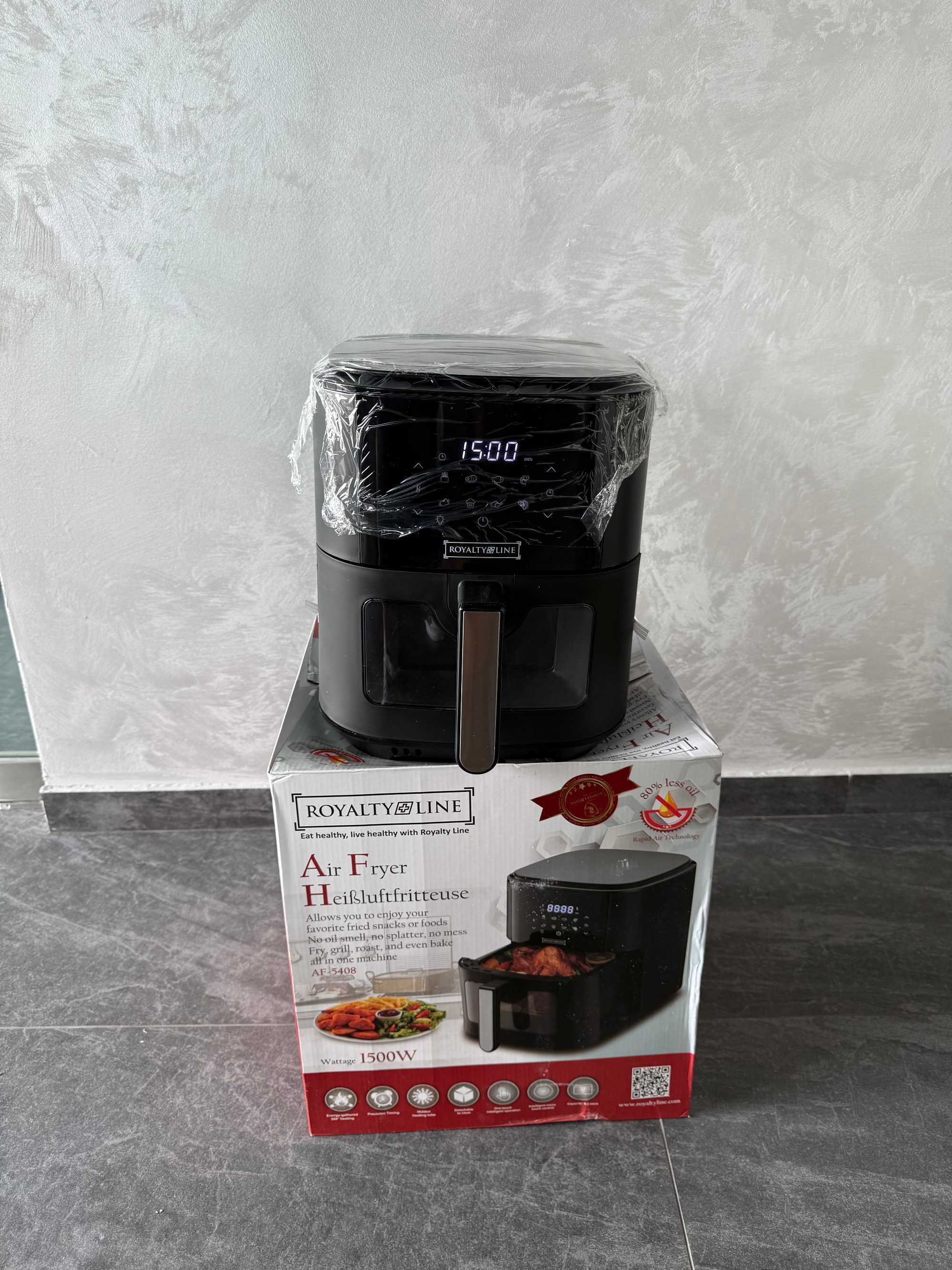 Въздушен фритюрник Royalty Line – 6.5L, 1700W / 1500W