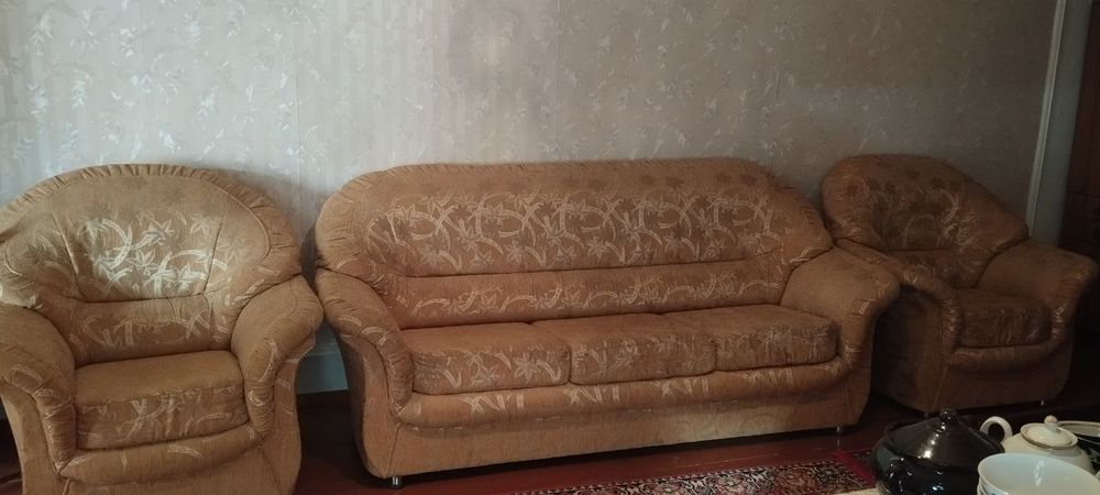 Диван, кресло 2шт