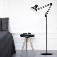Напольная лампа. Черная лампа. Лампа в стиле Лофт (Loft). 175 см