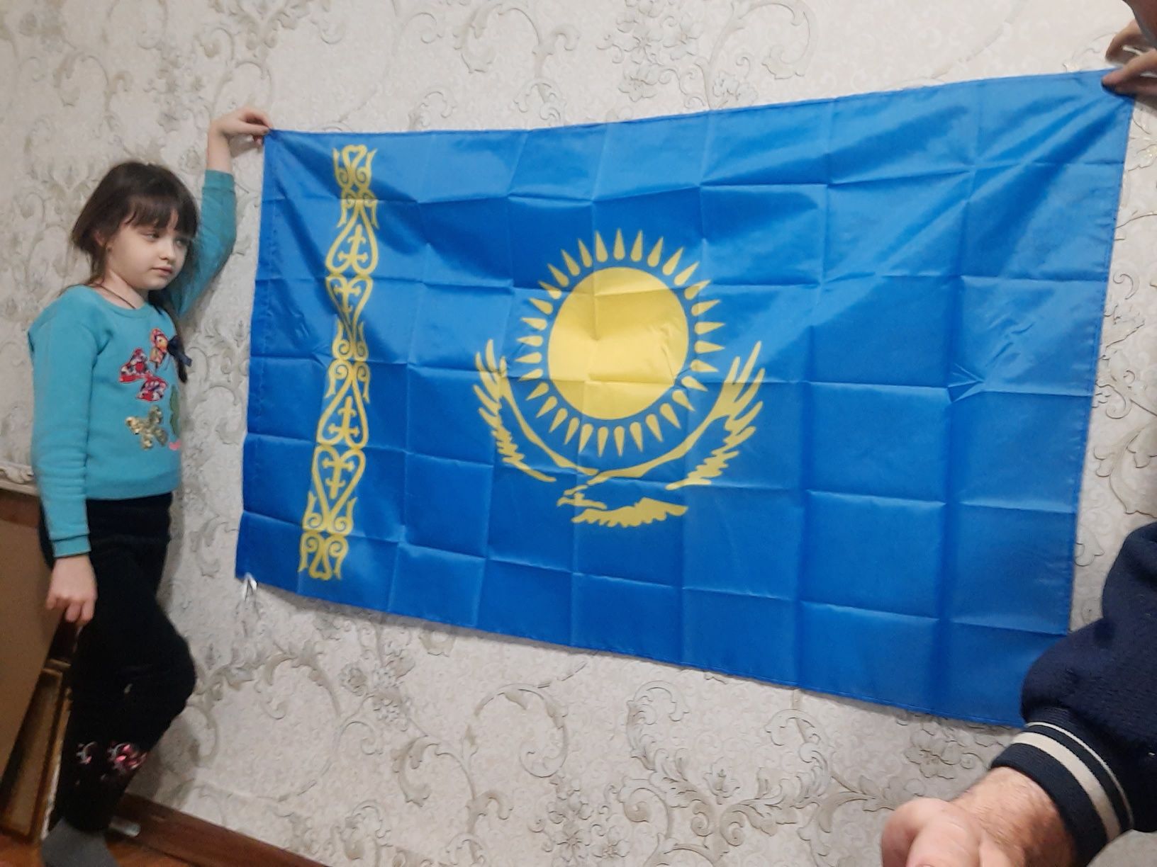 Флаг Казахстана.