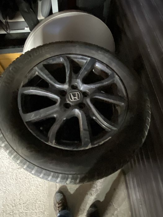 Jante Aliaj+cauciucuri iarna Honda CRV originalen