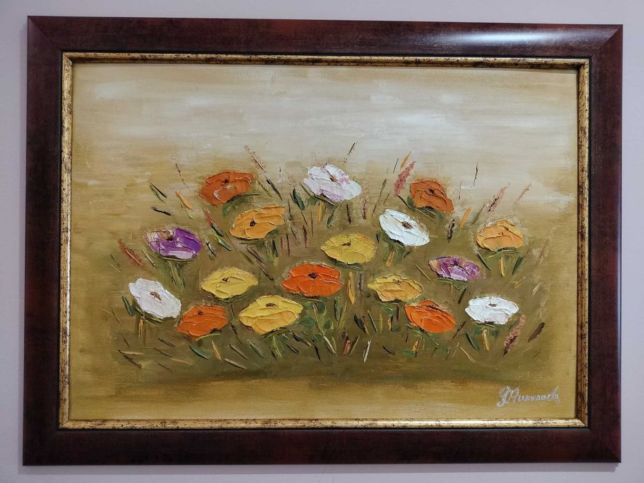 Картини маслени бои - флорални мотиви