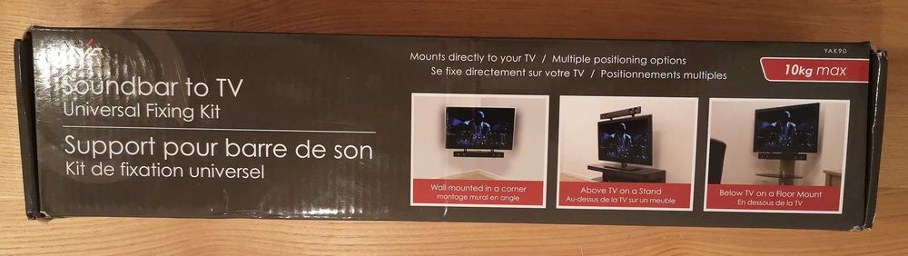 suport universal pentru soundbar pe TV