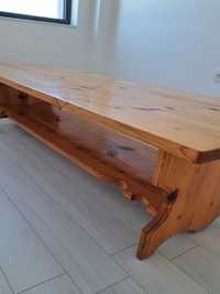 Дървена холова маса чам масивна