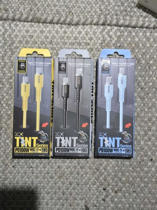 Cablu flexibil PD 100W USB-C USB-C.