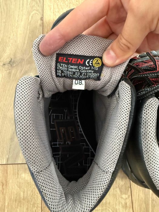 Nou Elten 44 S3 ghete bocanci piele bombeu impermeabil