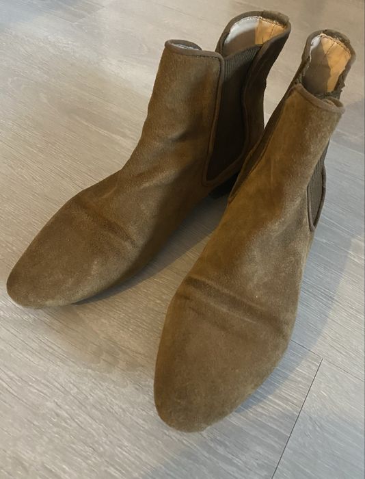 Ghete Chelsea, Zara, 37, piele intoarsa