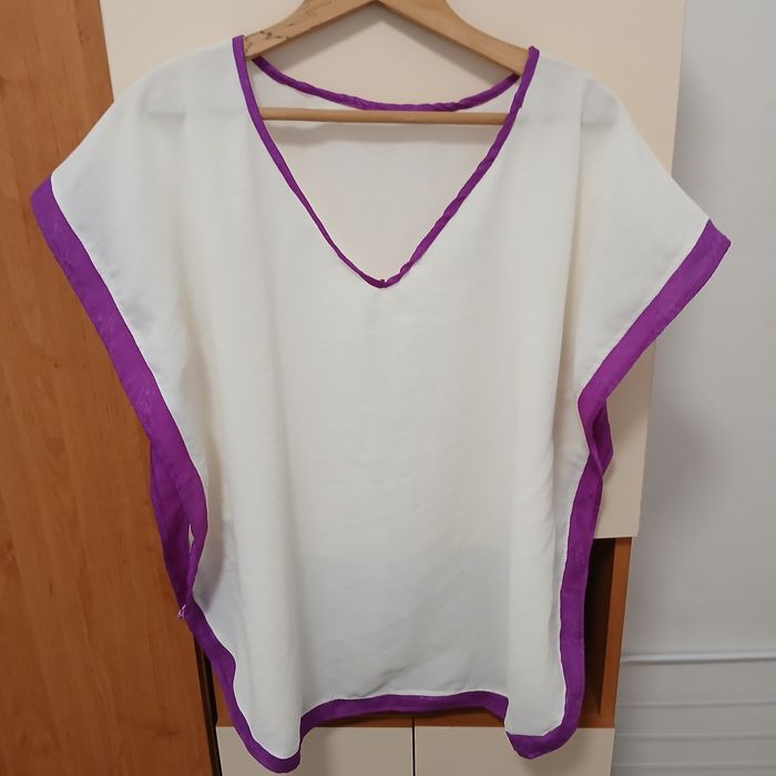 Плажен кафтан - пончо