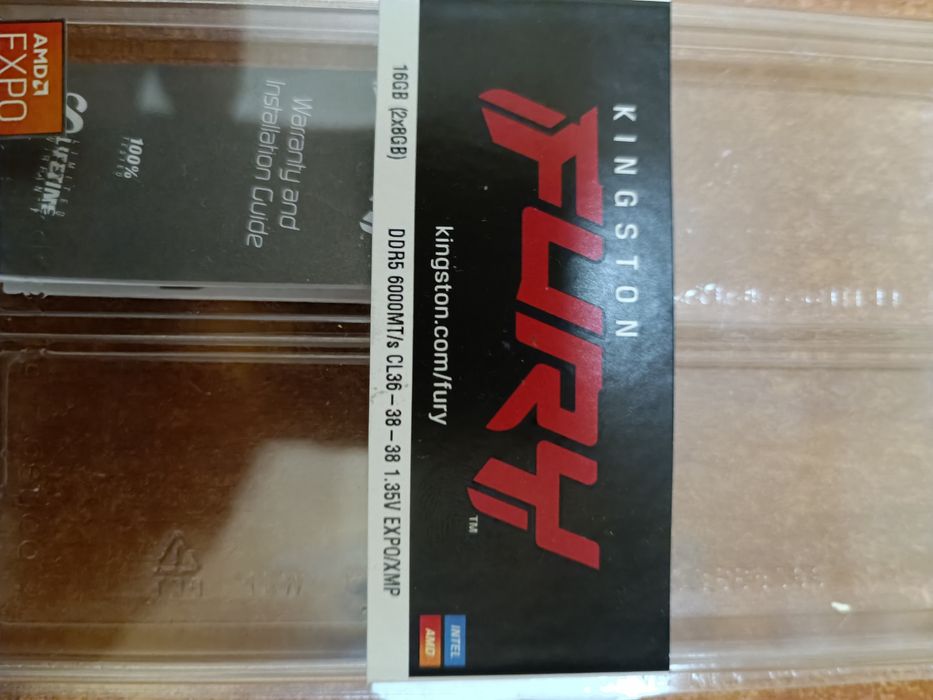 16gb ram 2x8gb ddr5, 6000mhz .