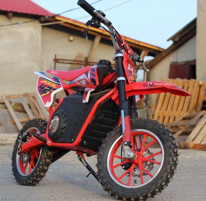 Motocicleta electrica pentru copii Eco Jackal 1000W Jackal #Rosu