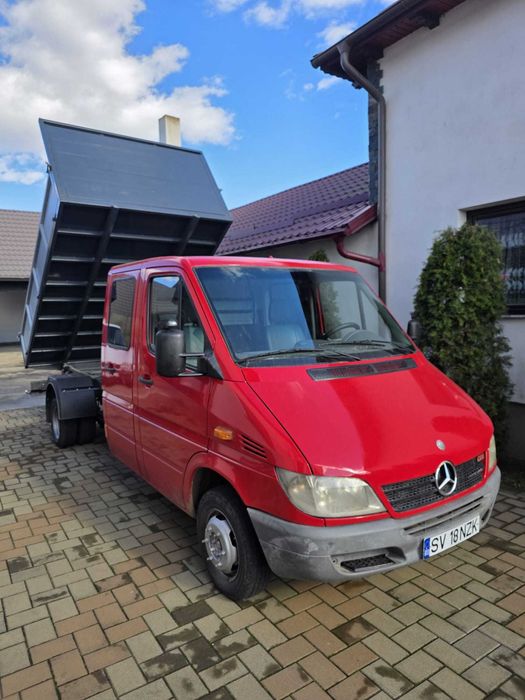 Mercedes Sprinter 413 CDI Basculabil, 5+1, Cabina dubla