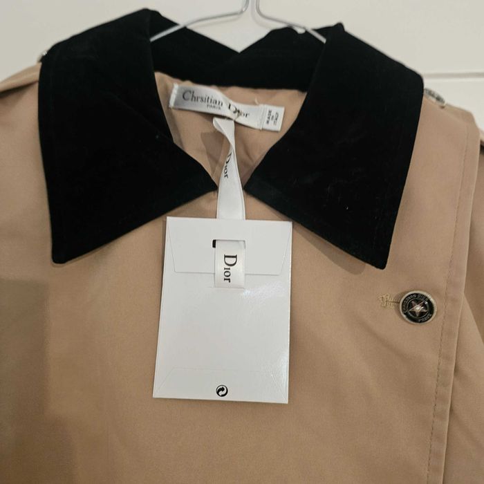 Trench scurt Christian Dior, bej, nou cu eticheta, marimea S