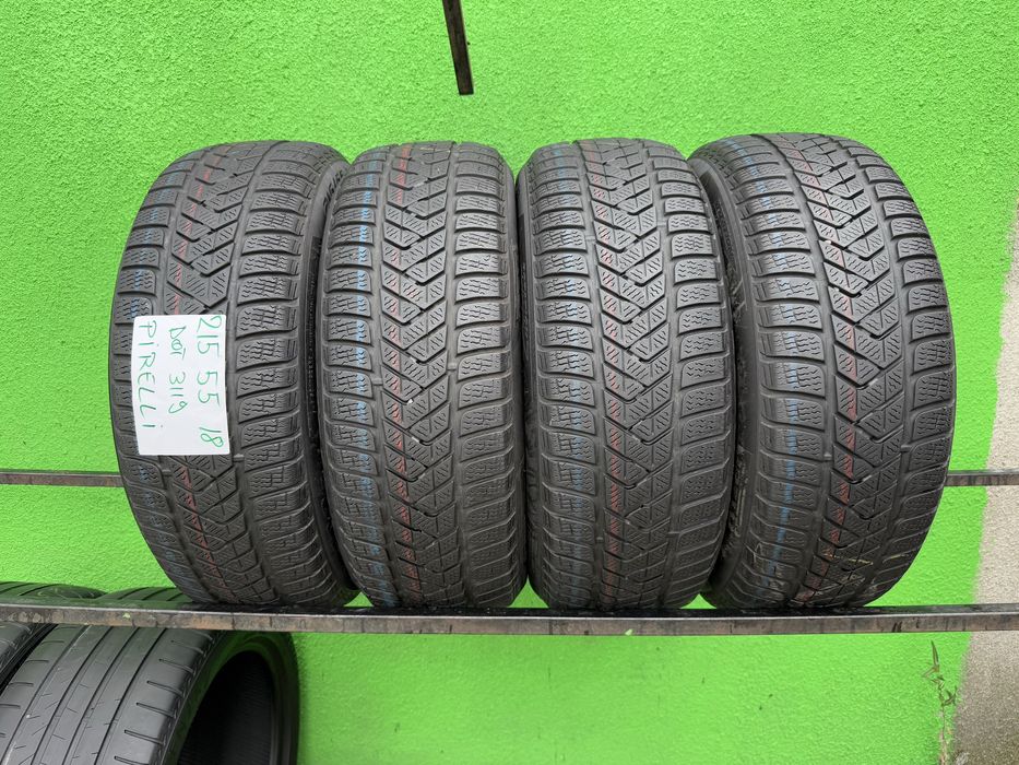 215/55/18 M+S PIRELLI SOTTOZERO3 Dot 3119 Profil 75%