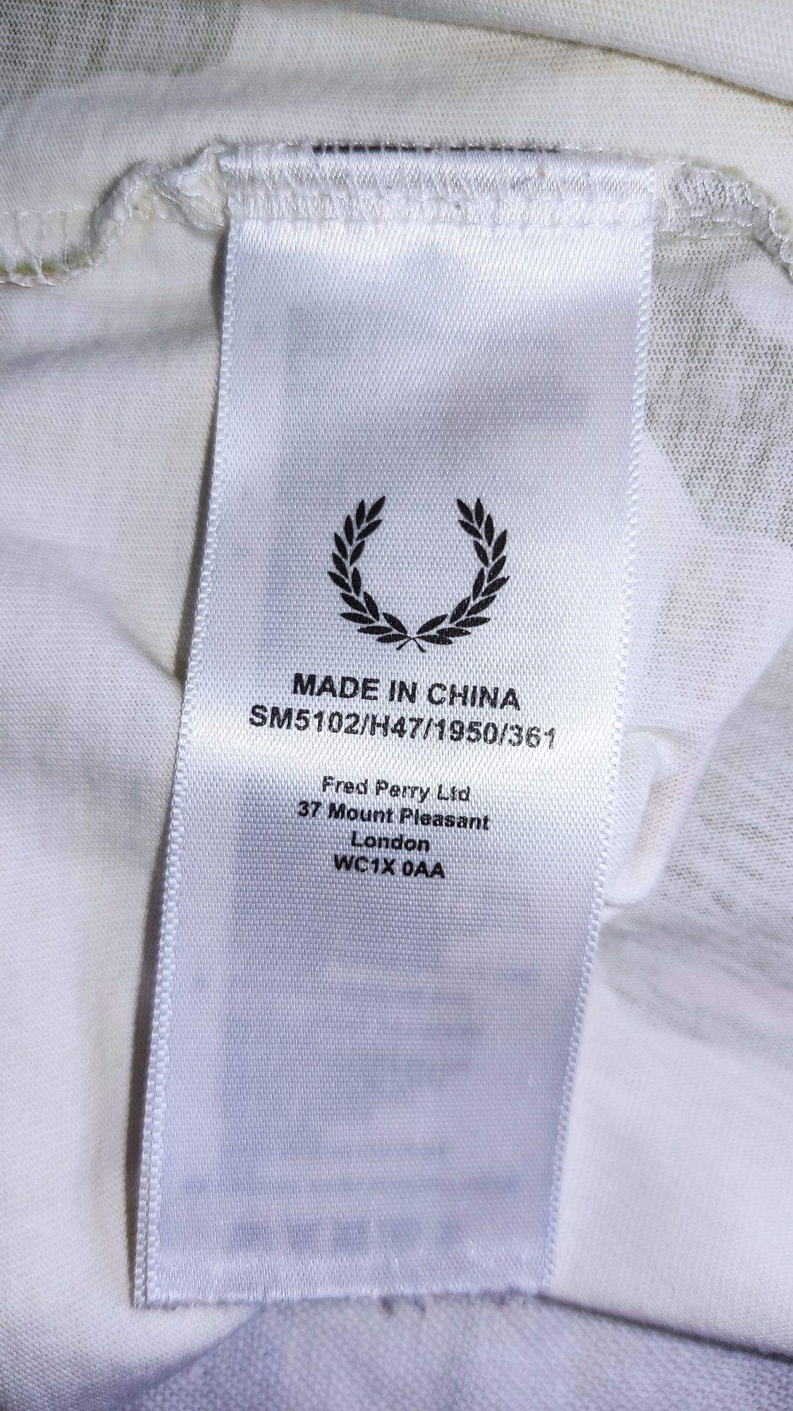 Tricou Fred Perry ARKTiS mărime M army armata camuflaj casual