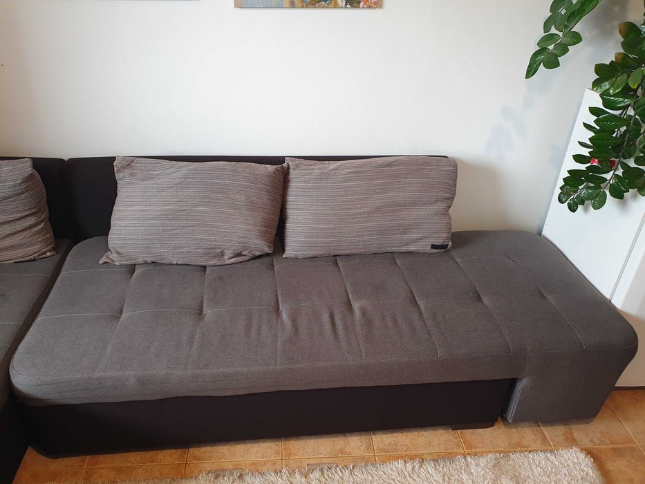 Диван Виденов с дясна лежанка, функция сън и ракла