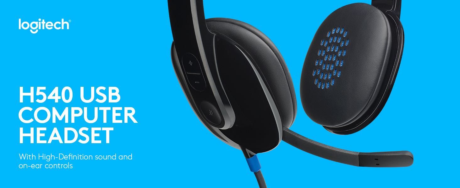 Наушники LOGITECH H540 Original headphone Логитеч H540