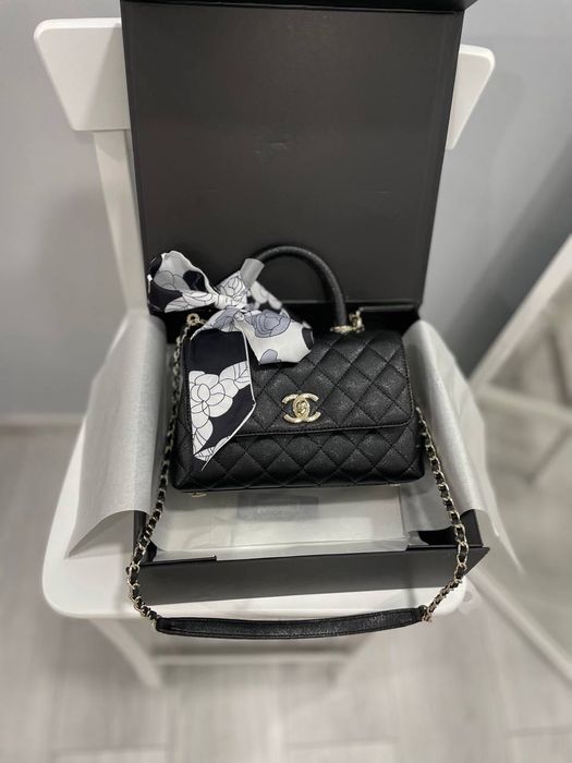 Кожена чанта chanel