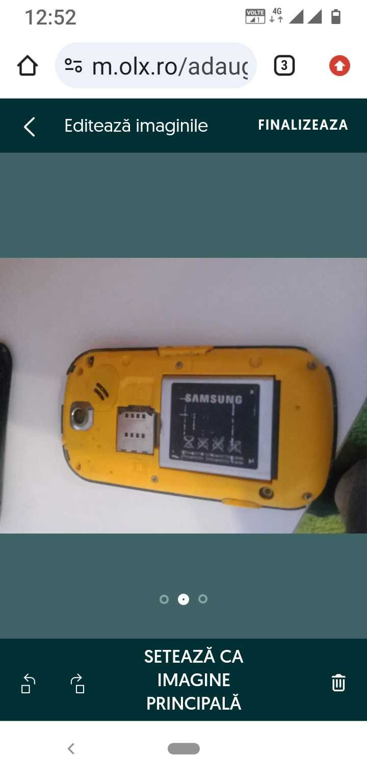 Telefon Samsung GT b3210 pentru piese este complet dar nu se aprinde